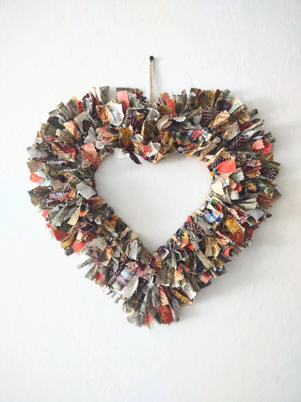 Boho Farmhouse Shabby Chic Fall Wreath